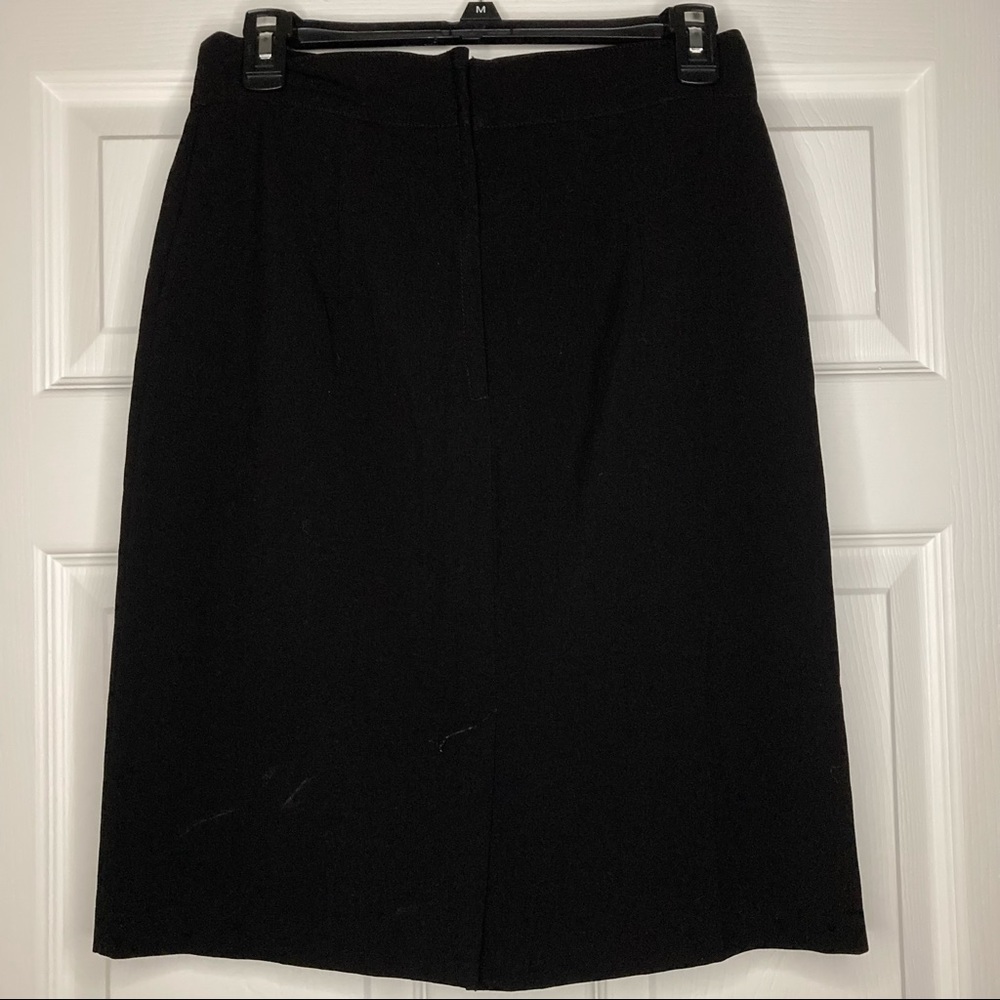 Black Ruffle Pencil Skirt - Picture 3 of 3